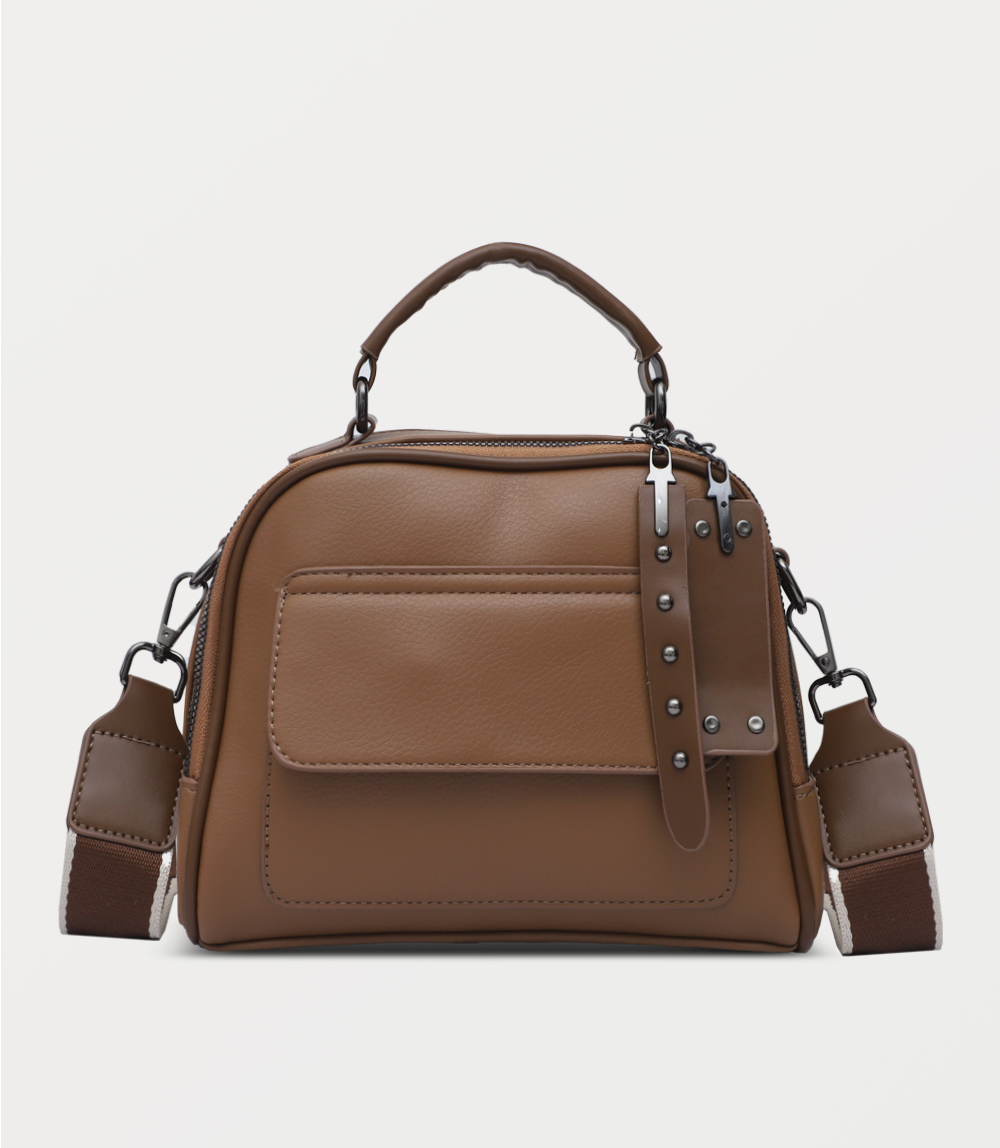 Women Shoulder Bag-TAN