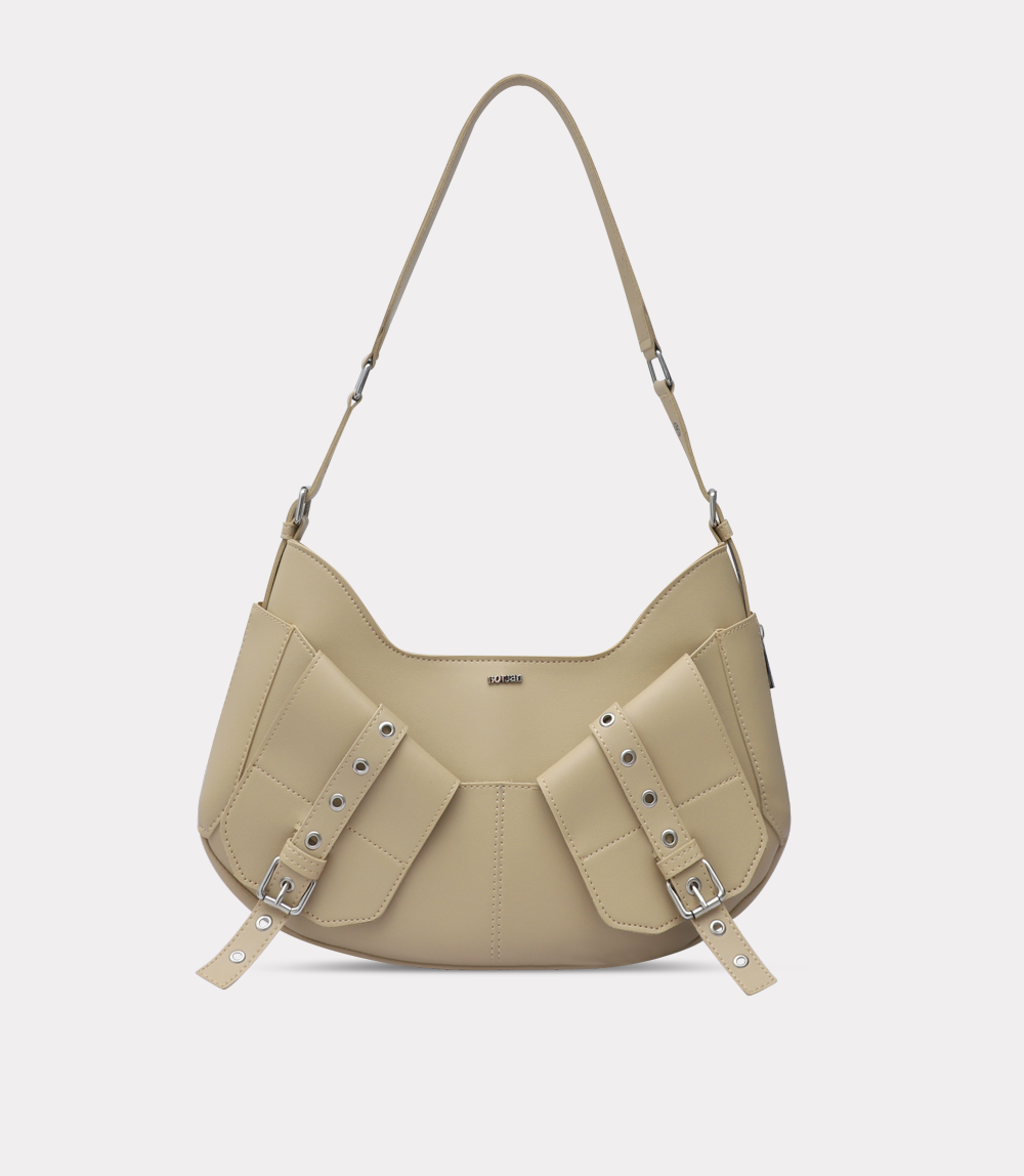 Women Hand Bag-BEIGE