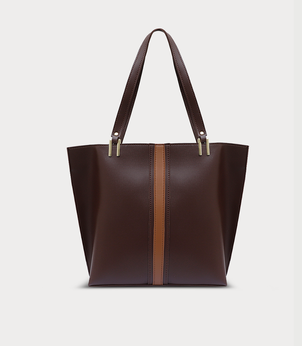 Women Shoulder Bag-DARK BROWN