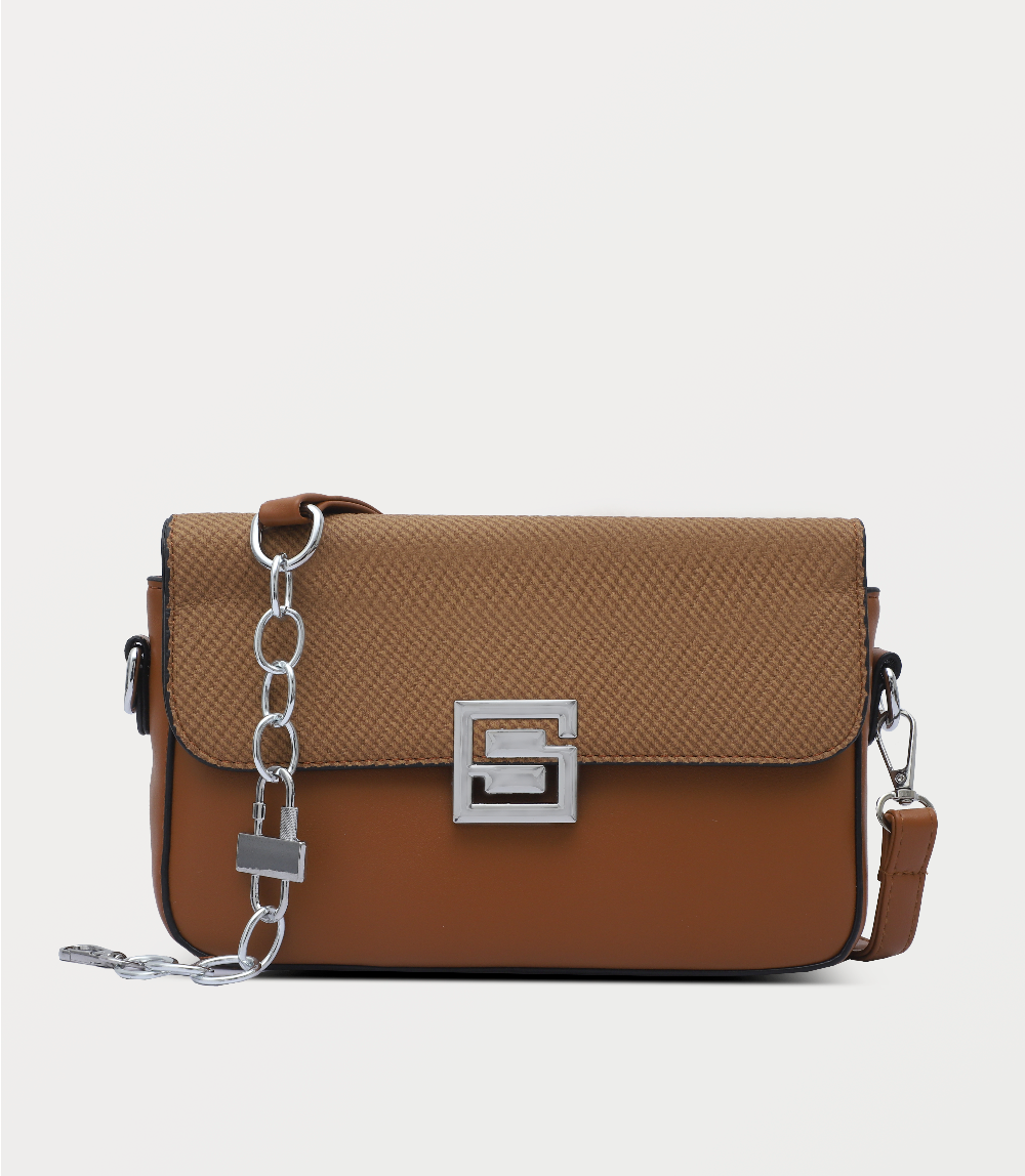 Women Shoulder Bag-TAN