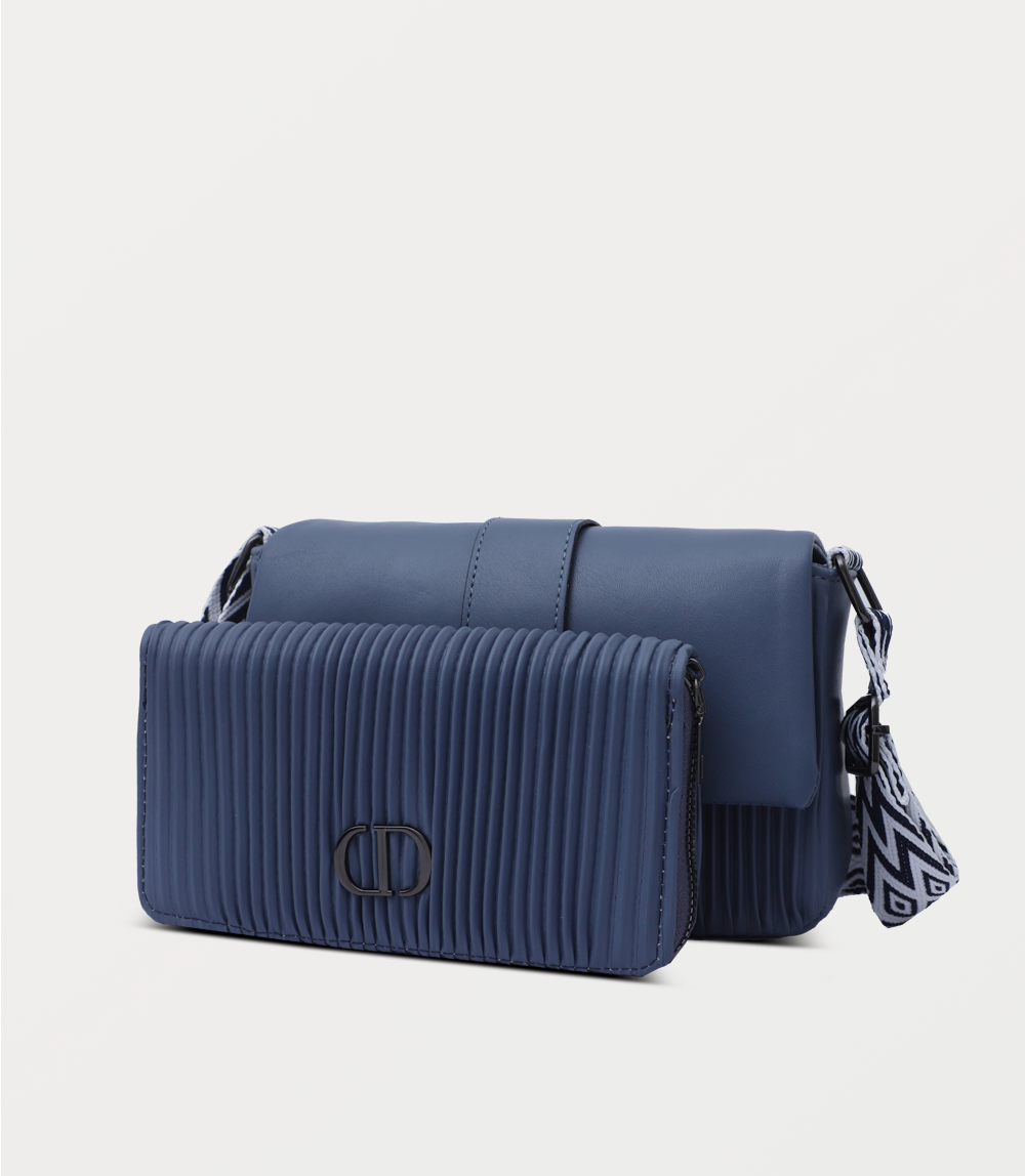Women Shoulder Bag-BLUE