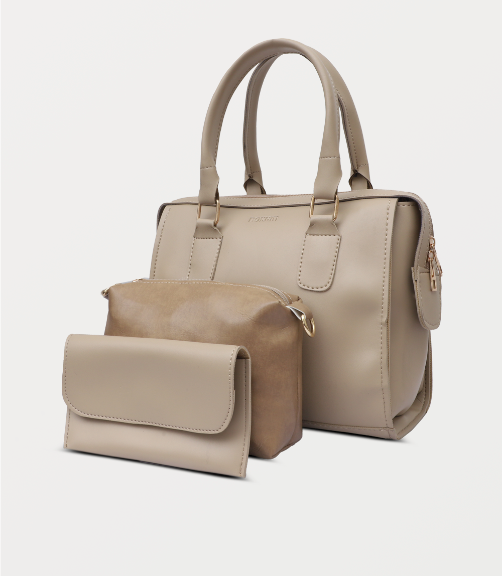 Women Shoulder Bag-BEIGE
