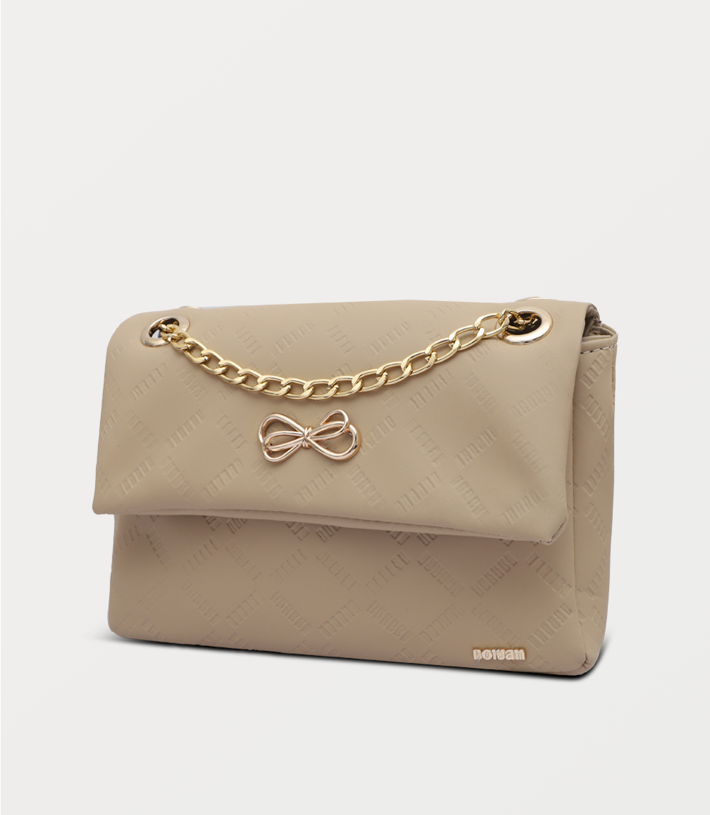 Women Shoulder Bag-BEIGE