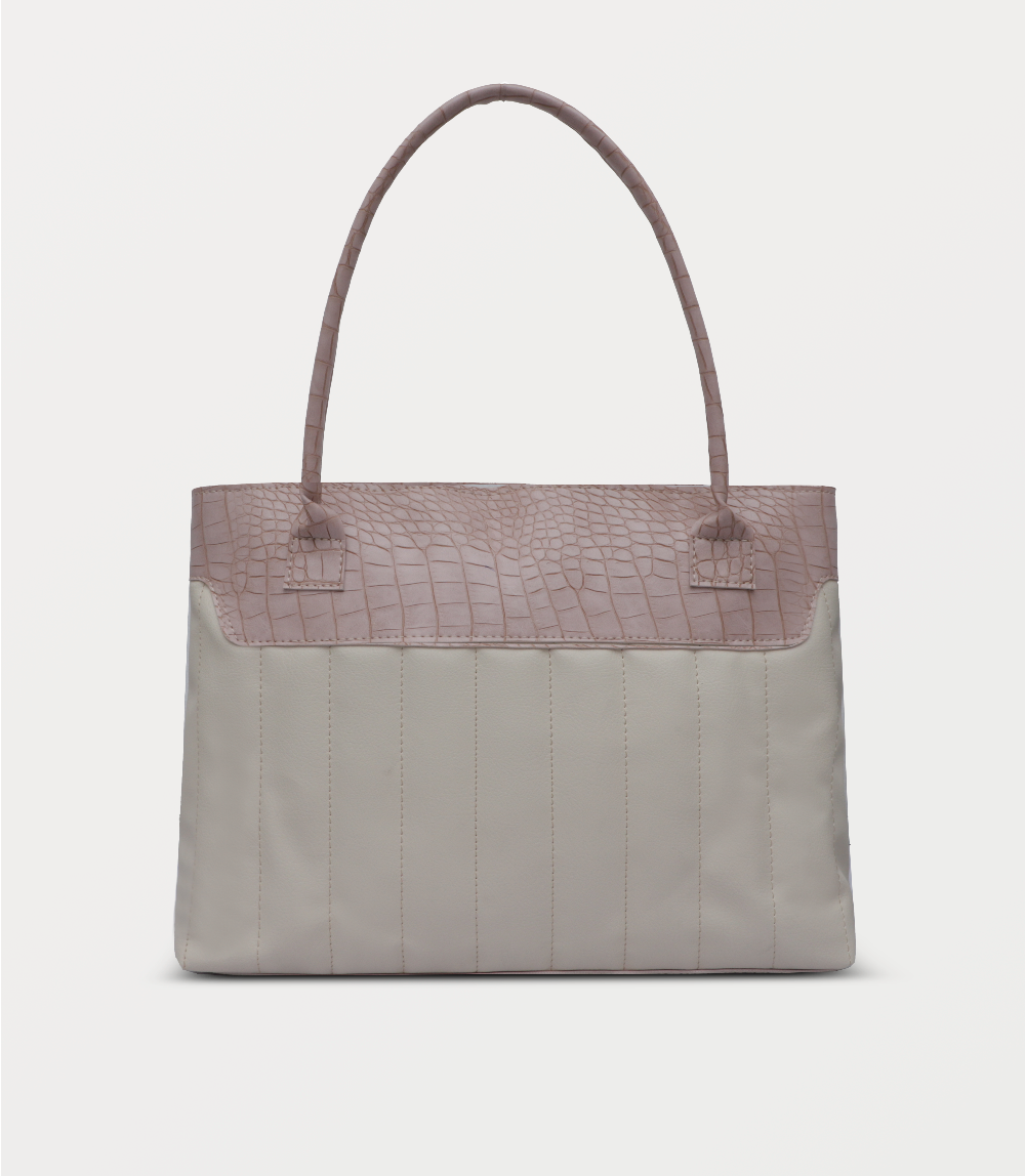 Women Shoulder Bag-PINK BEIGE