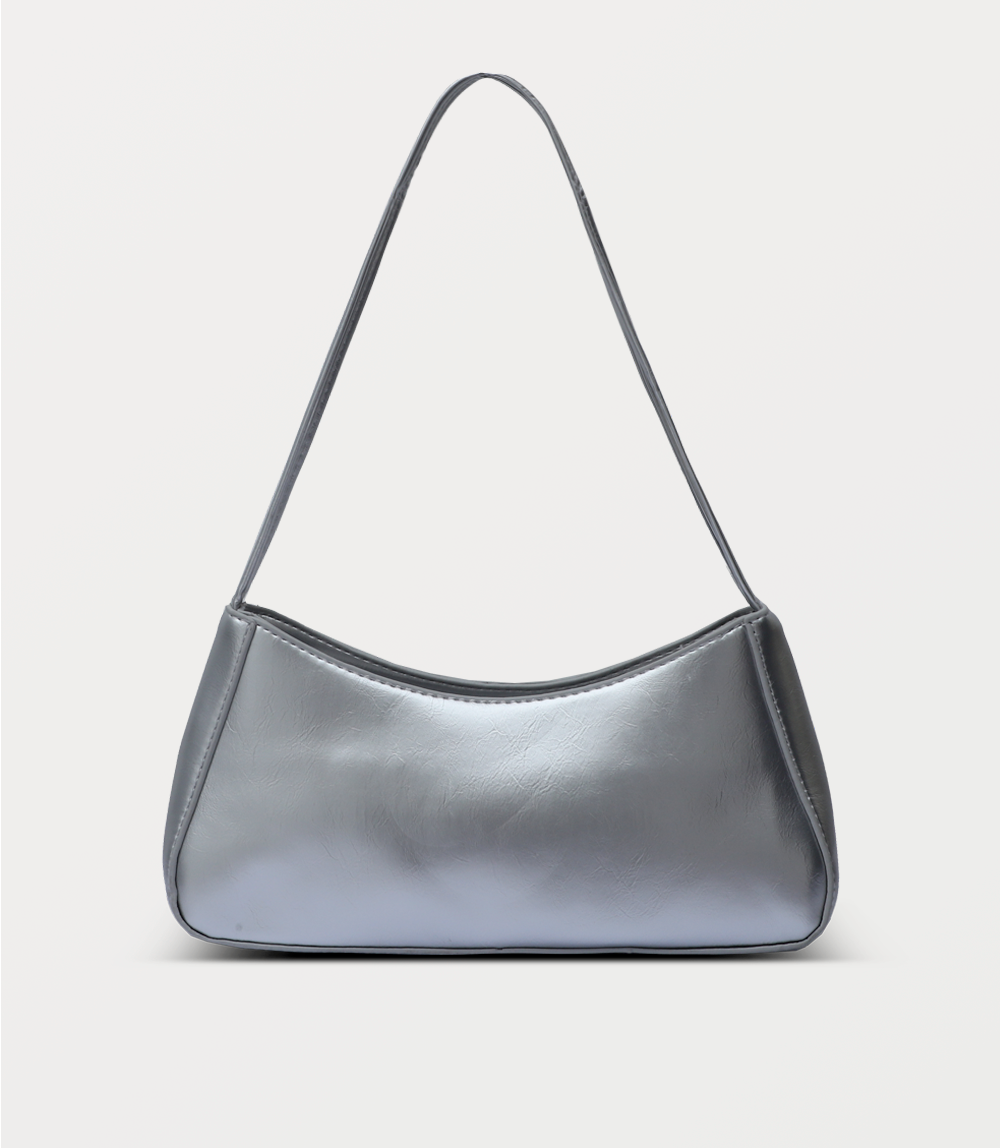 Women Shoulder Bag-SILVER