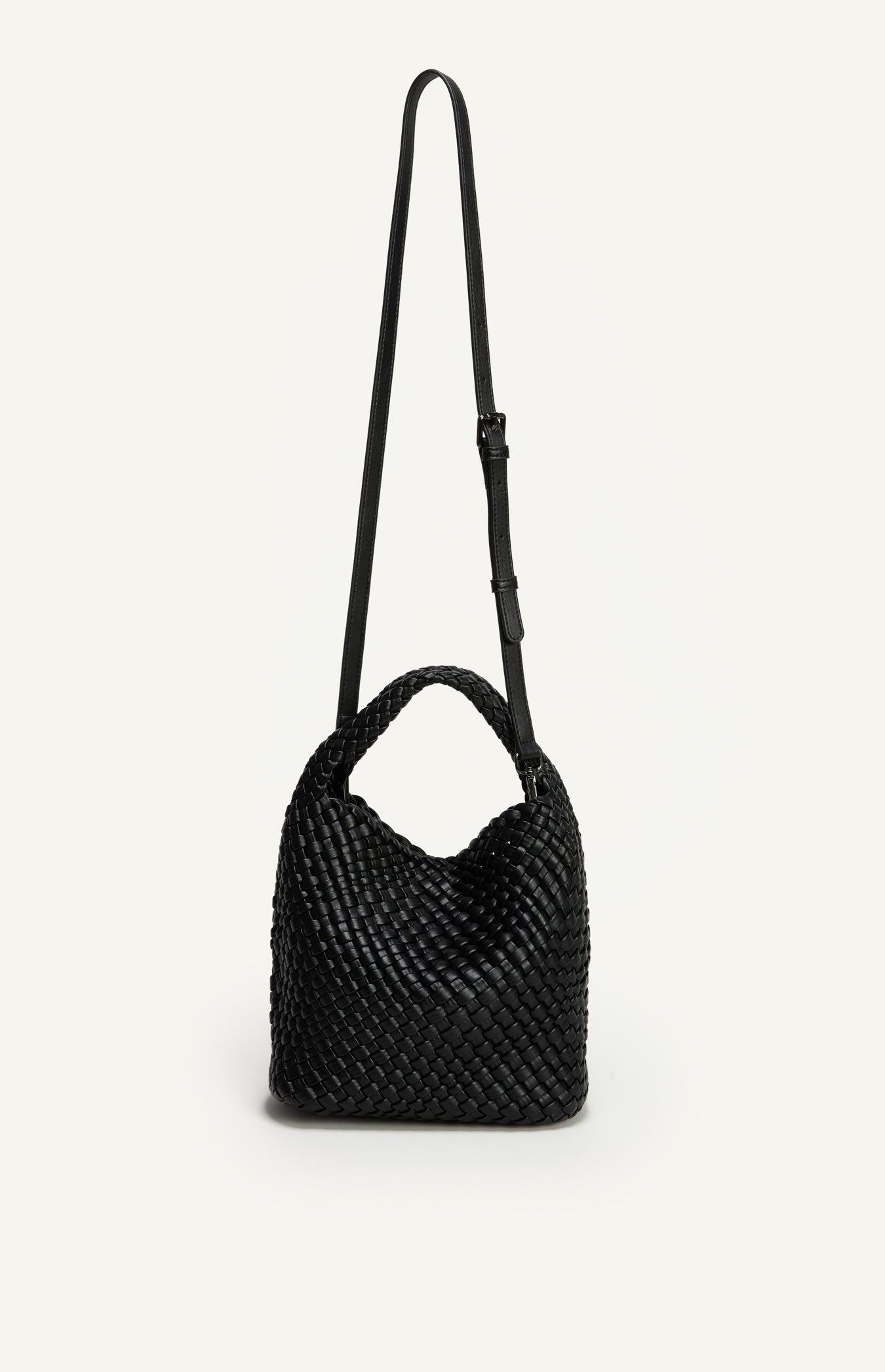 ANGIE HANDLE BAG - BLACK