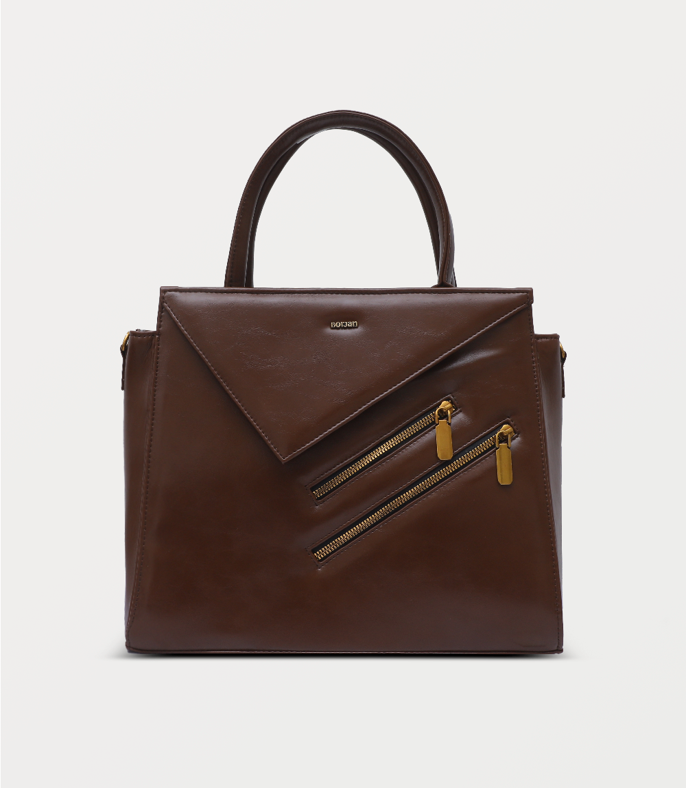Women Shoulder Bag-DARK BROWN