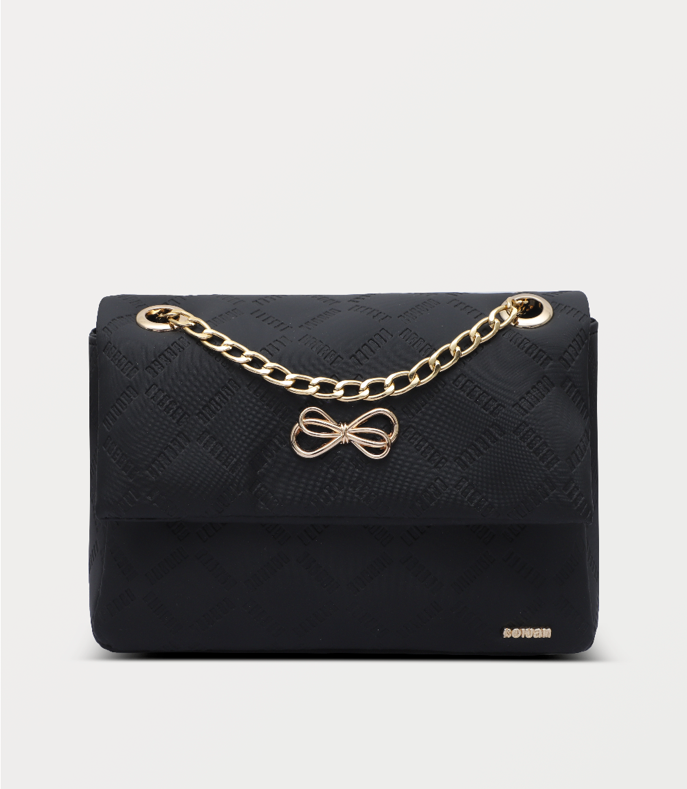 Women Shoulder Bag-BLACK