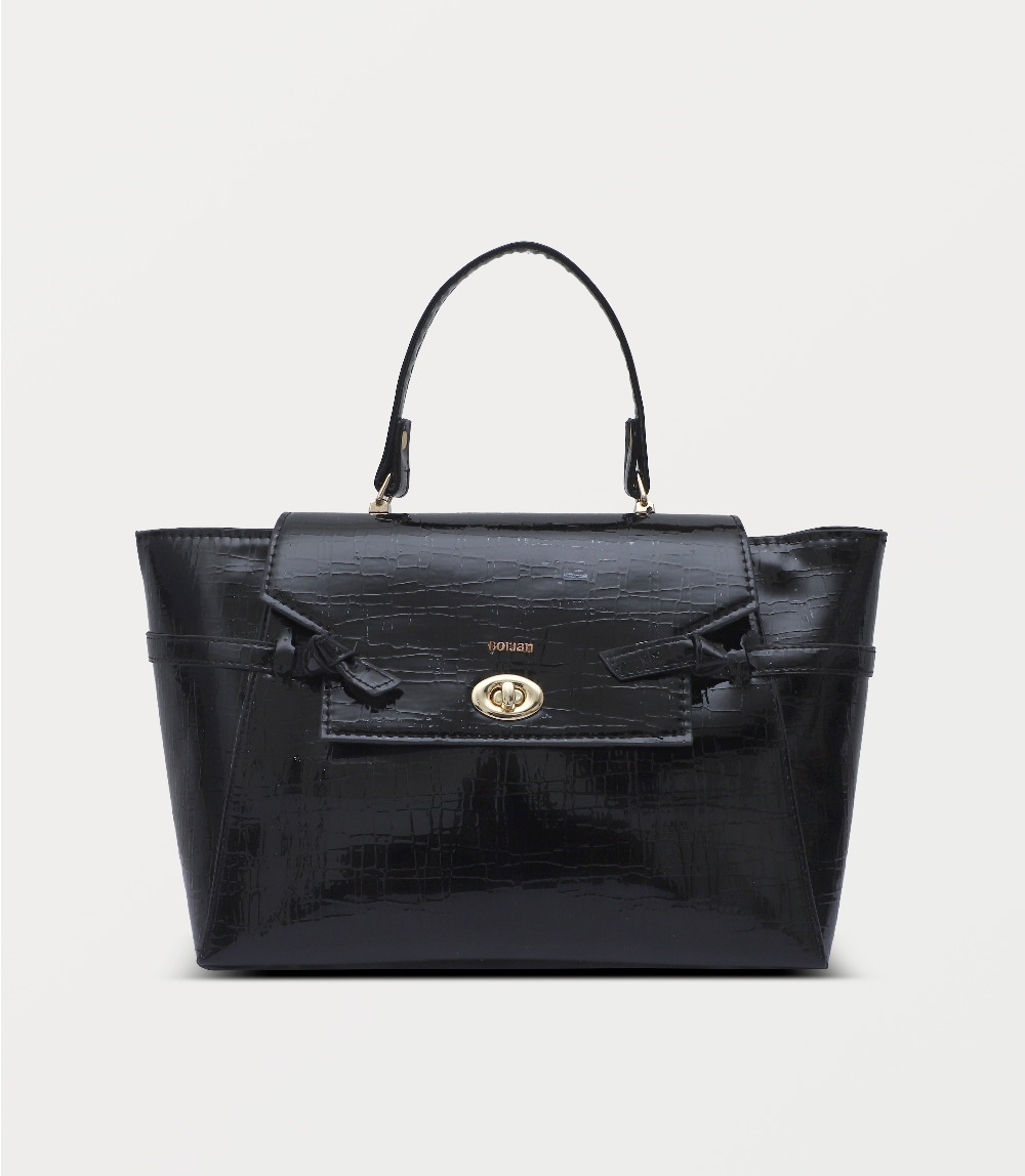Women Shoulder Bag-BLACK