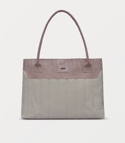 Women Shoulder Bag-PINK BEIGE