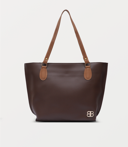 Women Shoulder Bag-BROWN