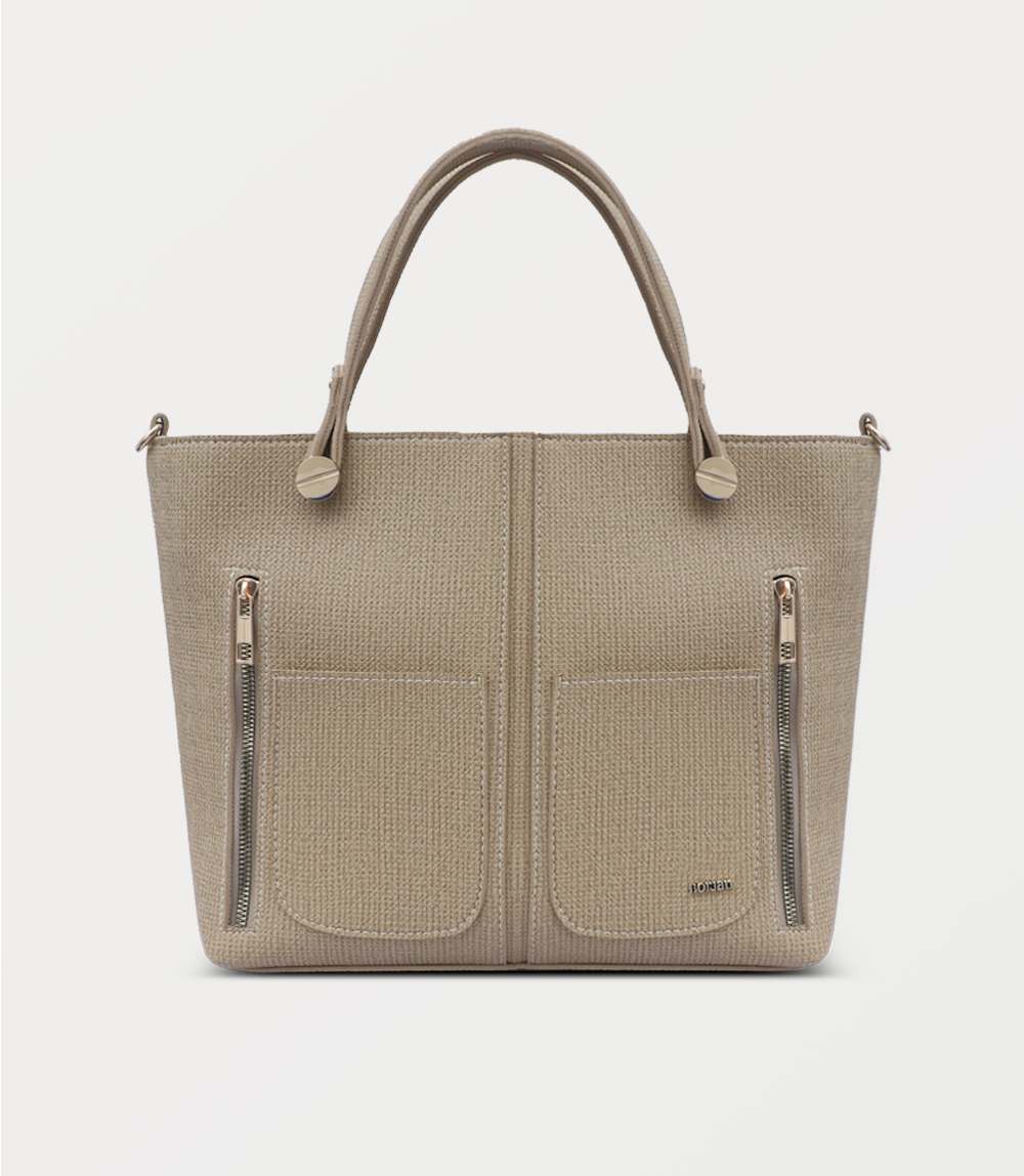 Women Shoulder Bag-BEIGE