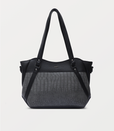 Women Shoulder Bag-GREY BLACK