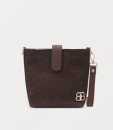 Women Shoulder Bag-DARK BROWN