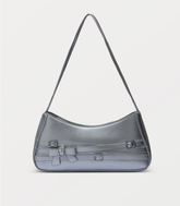 Women Shoulder Bag-SILVER