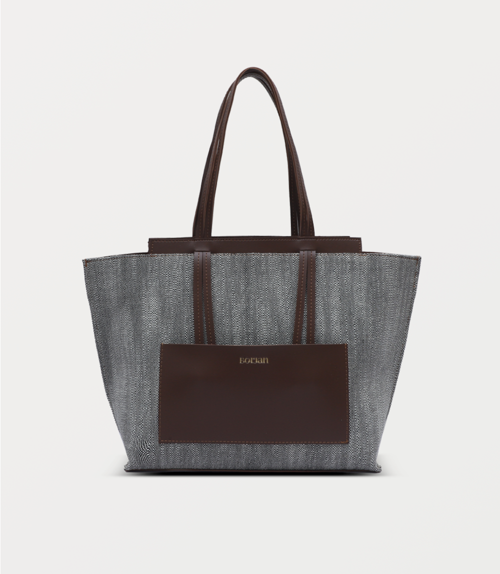 Women Shoulder Bag-DARK BROWN