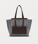 Women Shoulder Bag-DARK BROWN