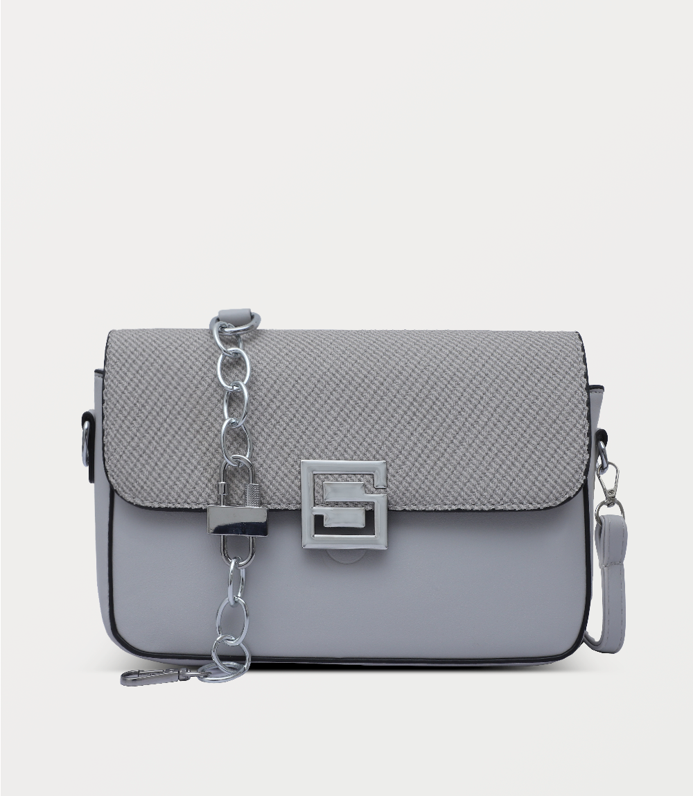 Women Shoulder Bag-GREY