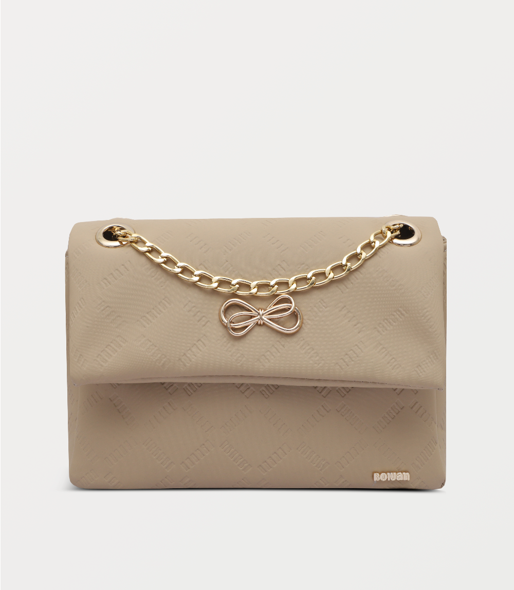 Women Shoulder Bag-BEIGE