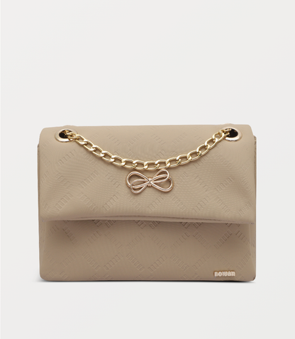 Women Shoulder Bag-BEIGE