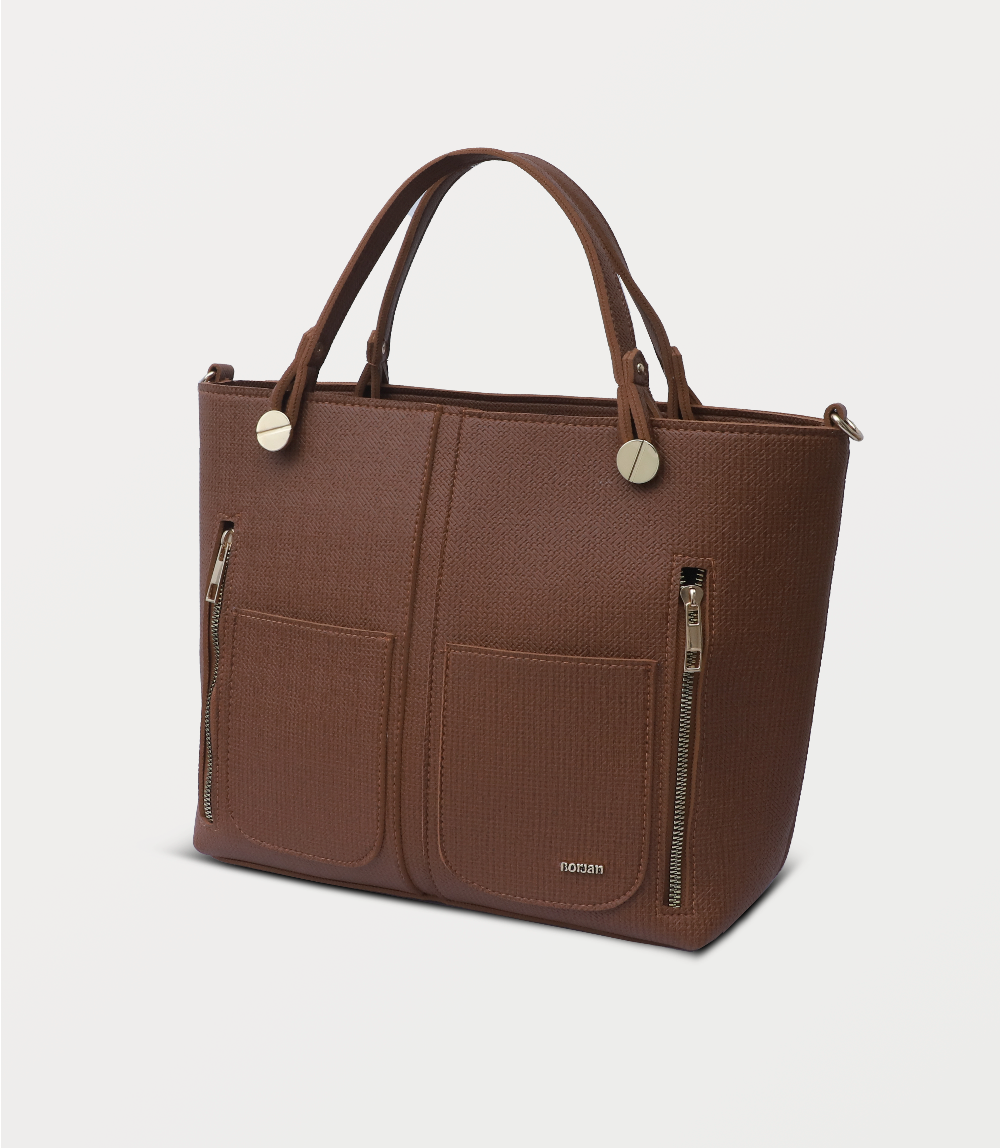 Women Shoulder Bag-TAN