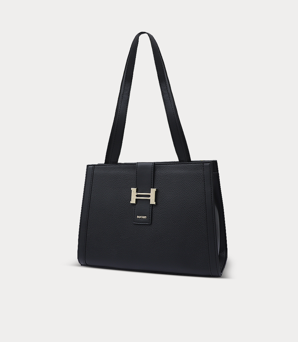 Women Shoulder Bag-BLACK