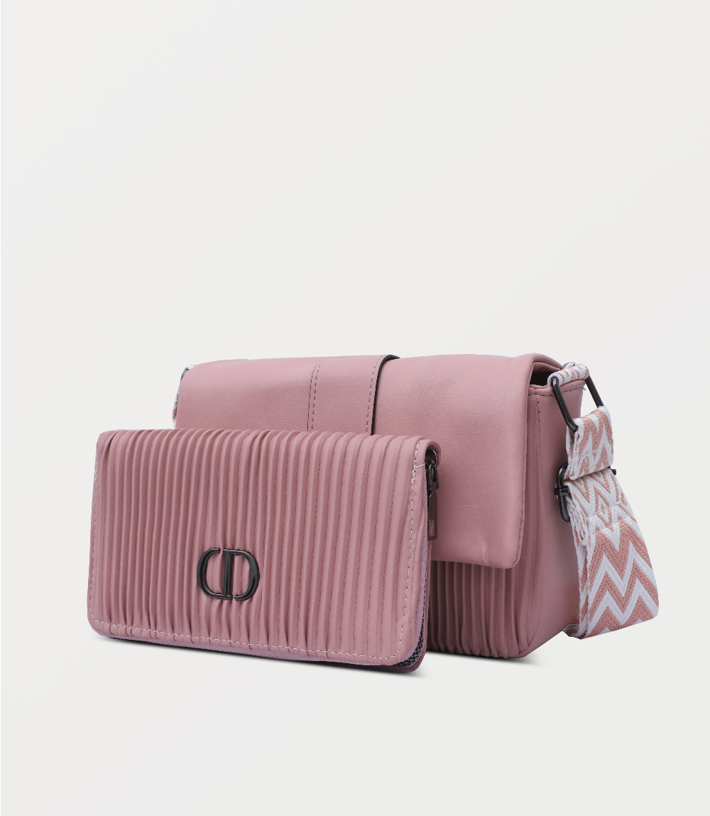 Women Shoulder Bag-PINK
