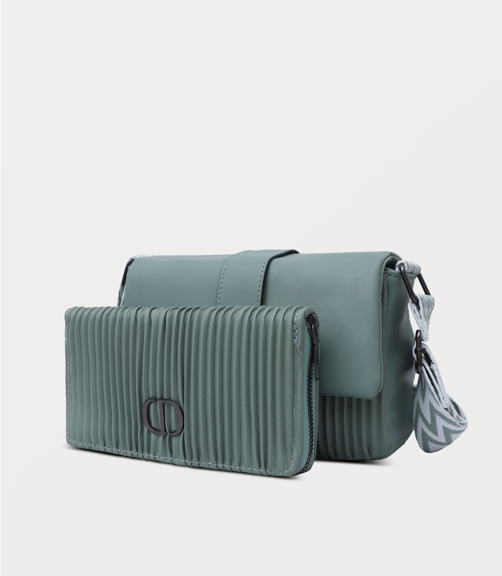 Women Shoulder Bag-GREEN