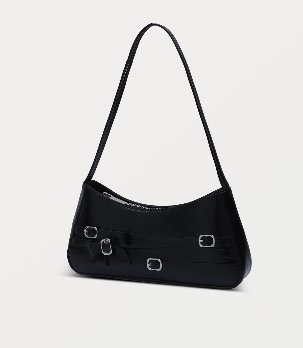 Women Shoulder Bag-BLACK