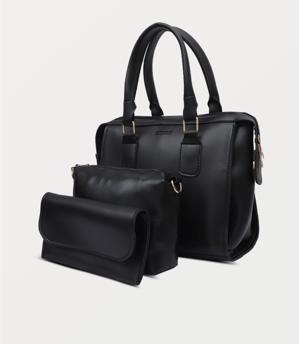 Women Shoulder Bag-BLACK