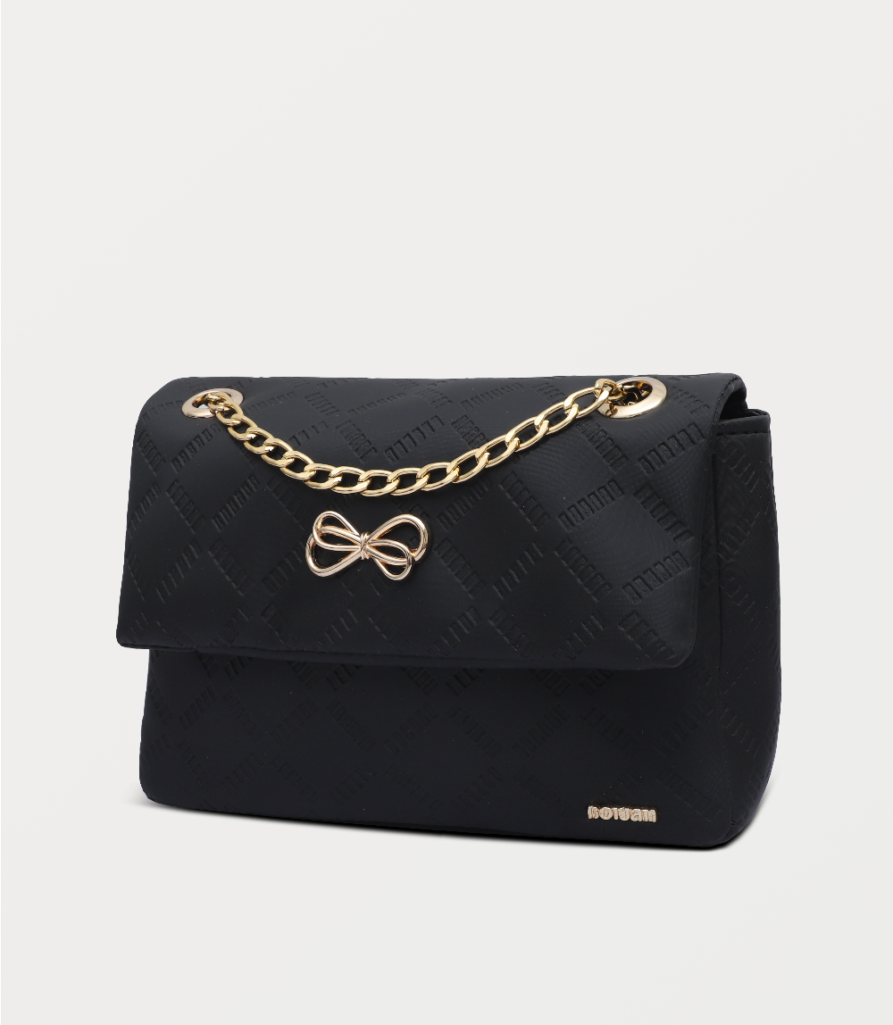 Women Shoulder Bag-BLACK