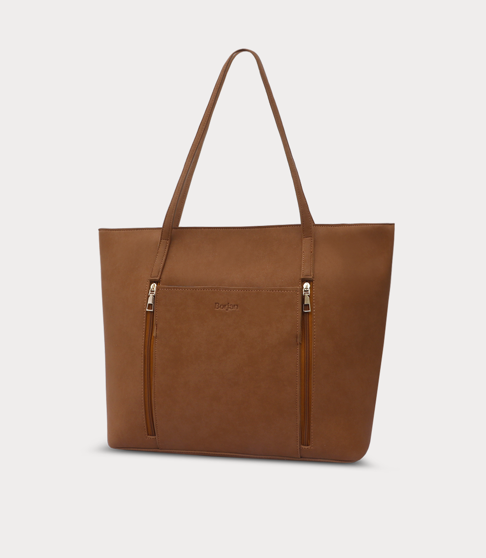 Women Shoulder Bag-BROWN