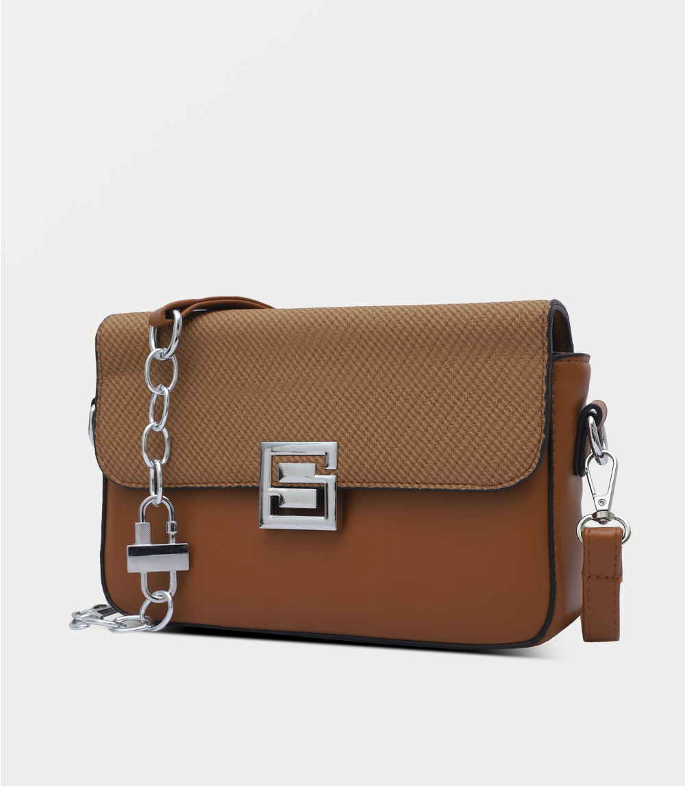 Women Shoulder Bag-TAN