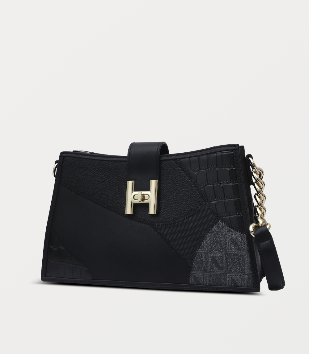 Women Shoulder Bag-BLACK