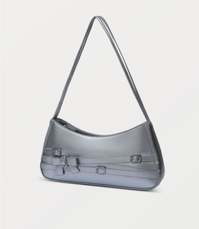 Women Shoulder Bag-SILVER