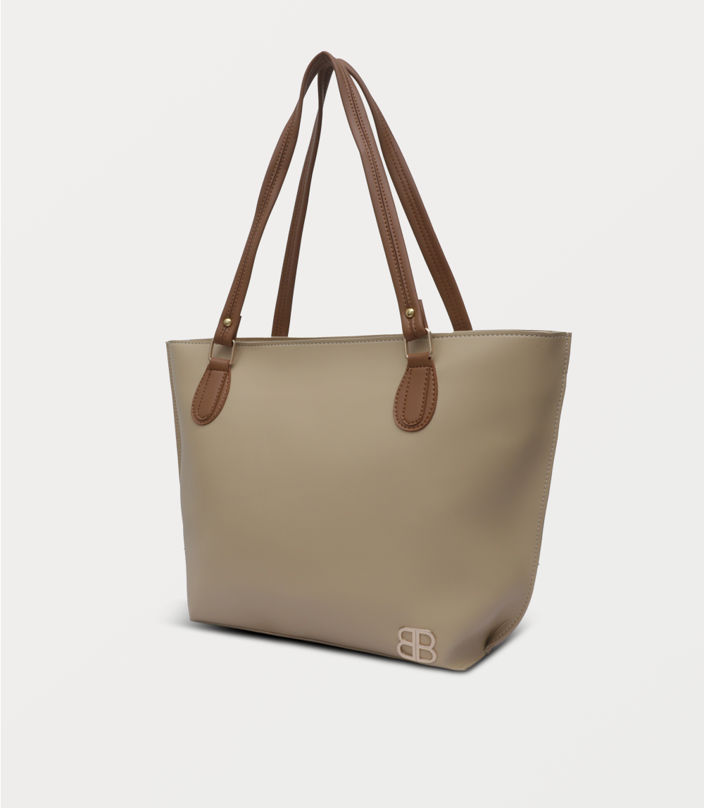 Women Shoulder Bag-BEIGE