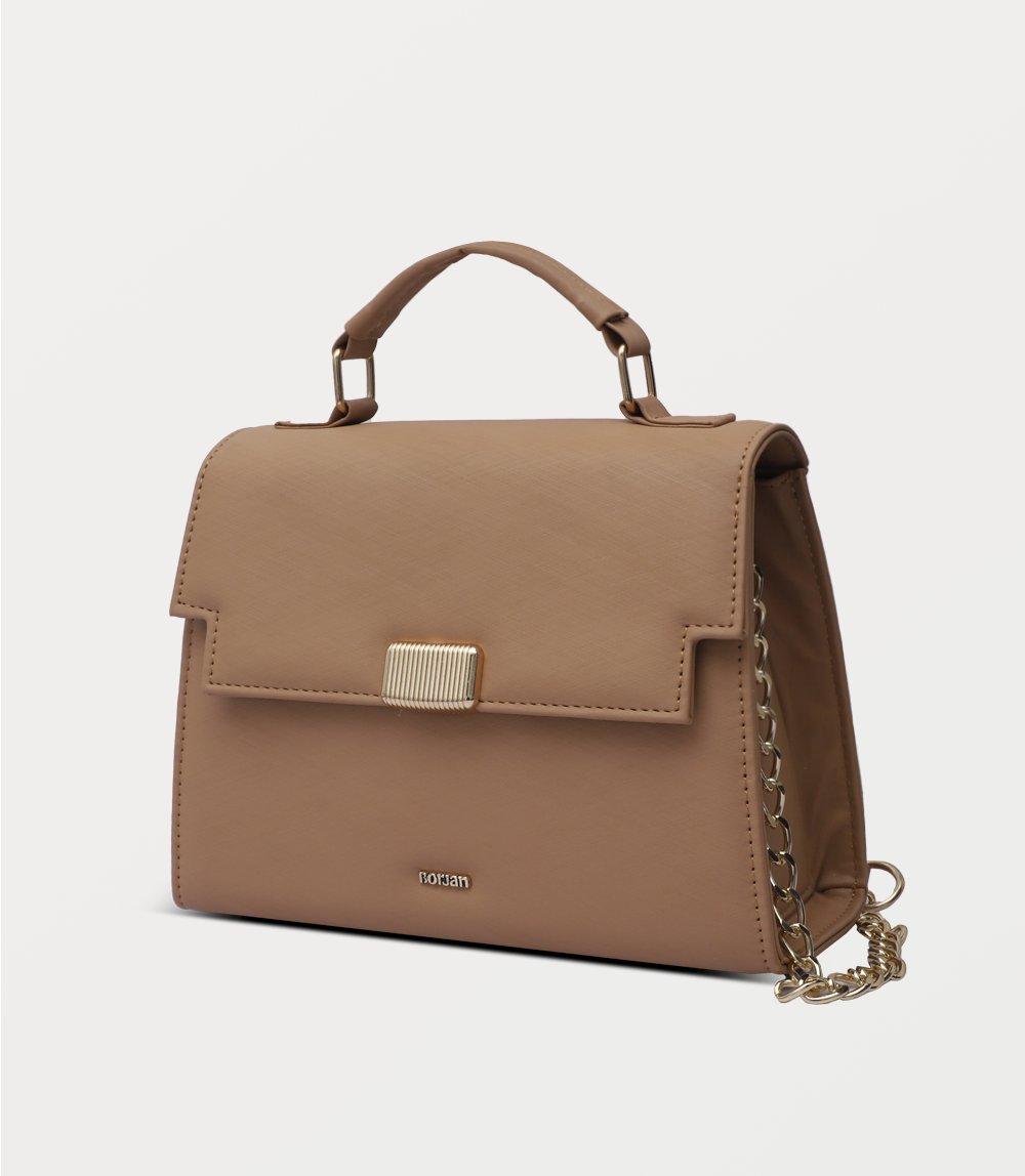 Women Shoulder Bag-BEIGE