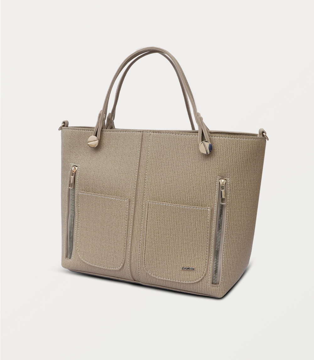 Women Shoulder Bag-BEIGE