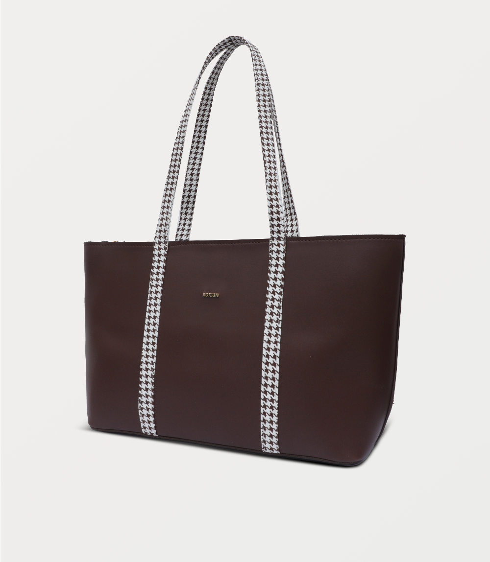 Women Shoulder Bag-DARK BROWN
