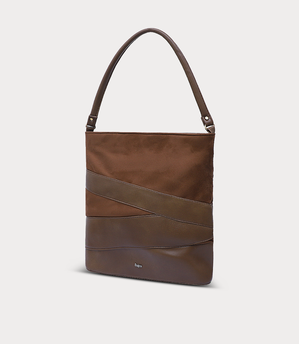 Women Shoulder Bag-BROWN