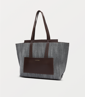 Women Shoulder Bag-DARK BROWN