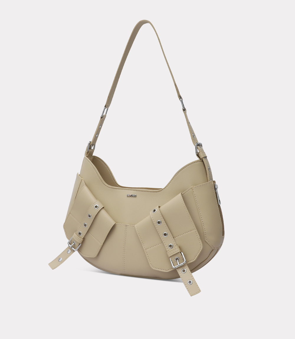 Women Hand Bag-BEIGE