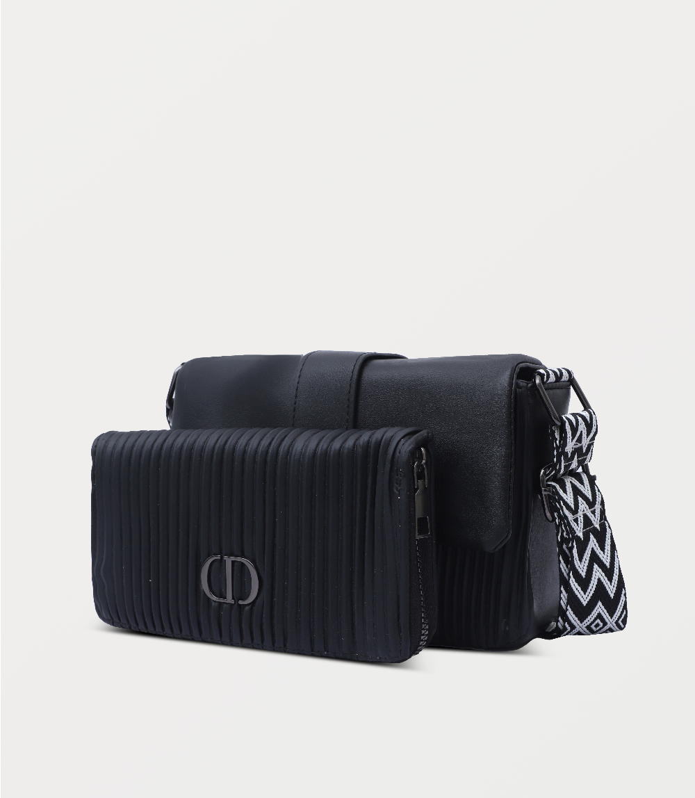 Women Shoulder Bag-BLACK