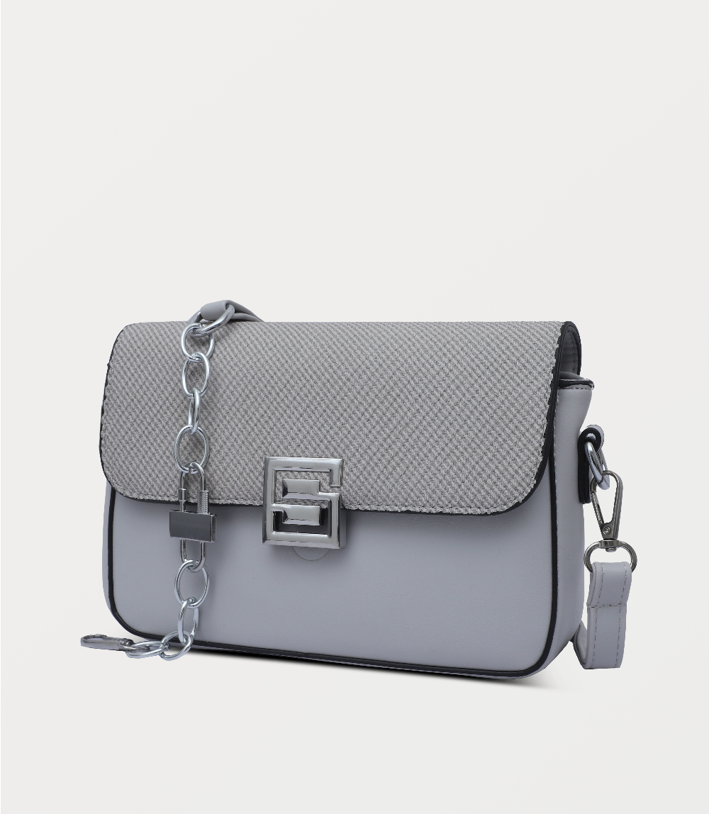Women Shoulder Bag-GREY