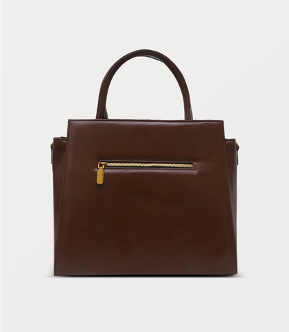 Women Shoulder Bag-DARK BROWN