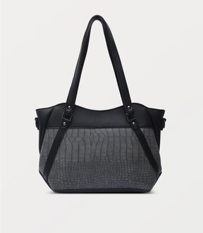 Women Shoulder Bag-GREY BLACK