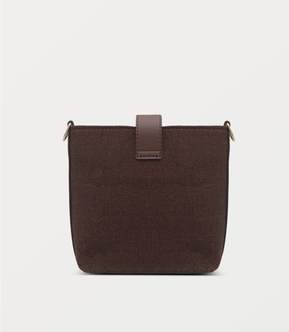 Women Shoulder Bag-DARK BROWN