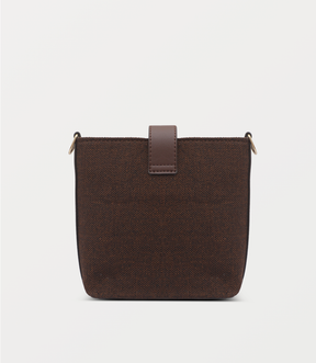 Women Shoulder Bag-DARK BROWN