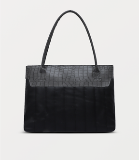 Women Shoulder Bag-GREY BLACK