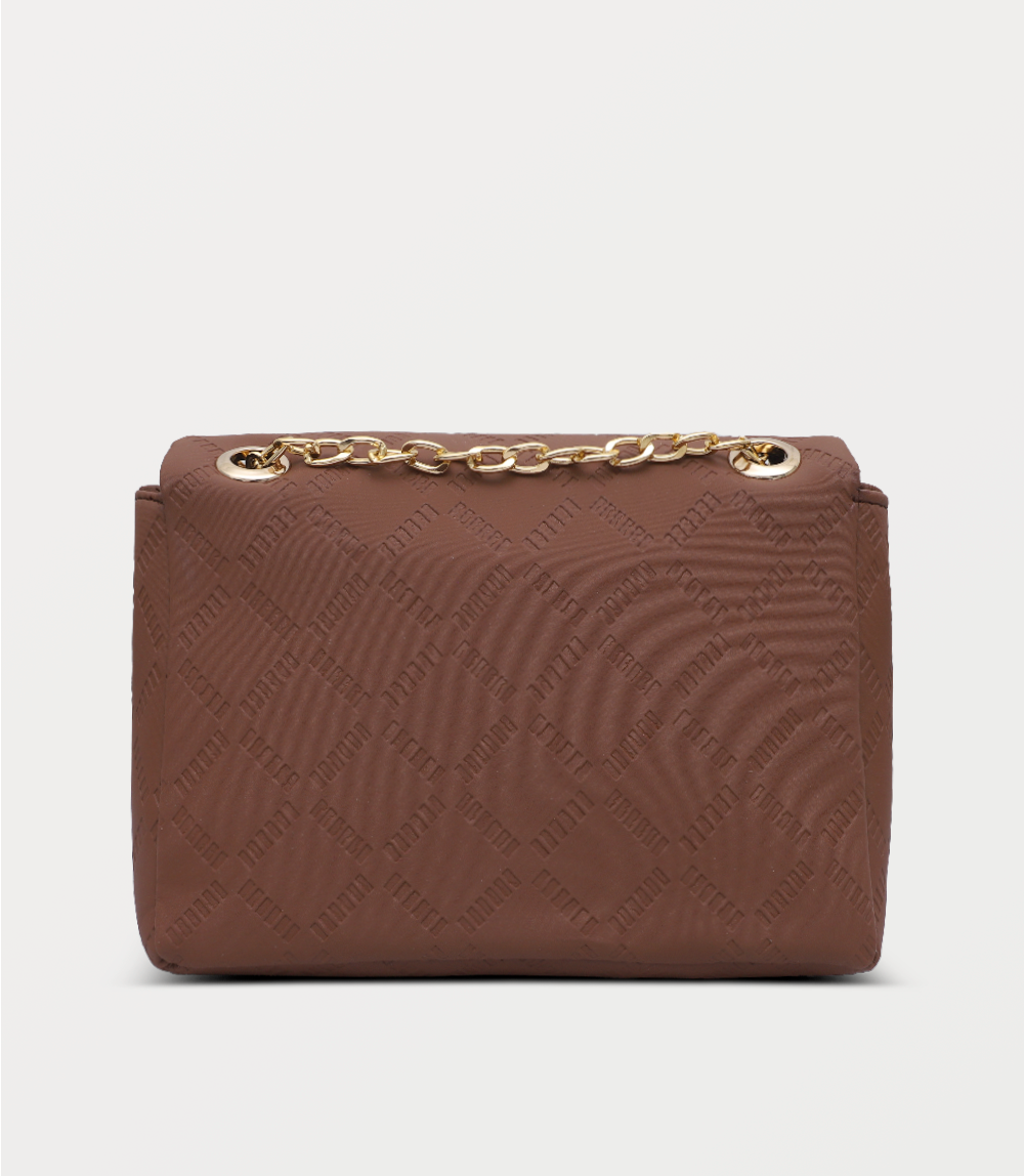Women Shoulder Bag-BROWN